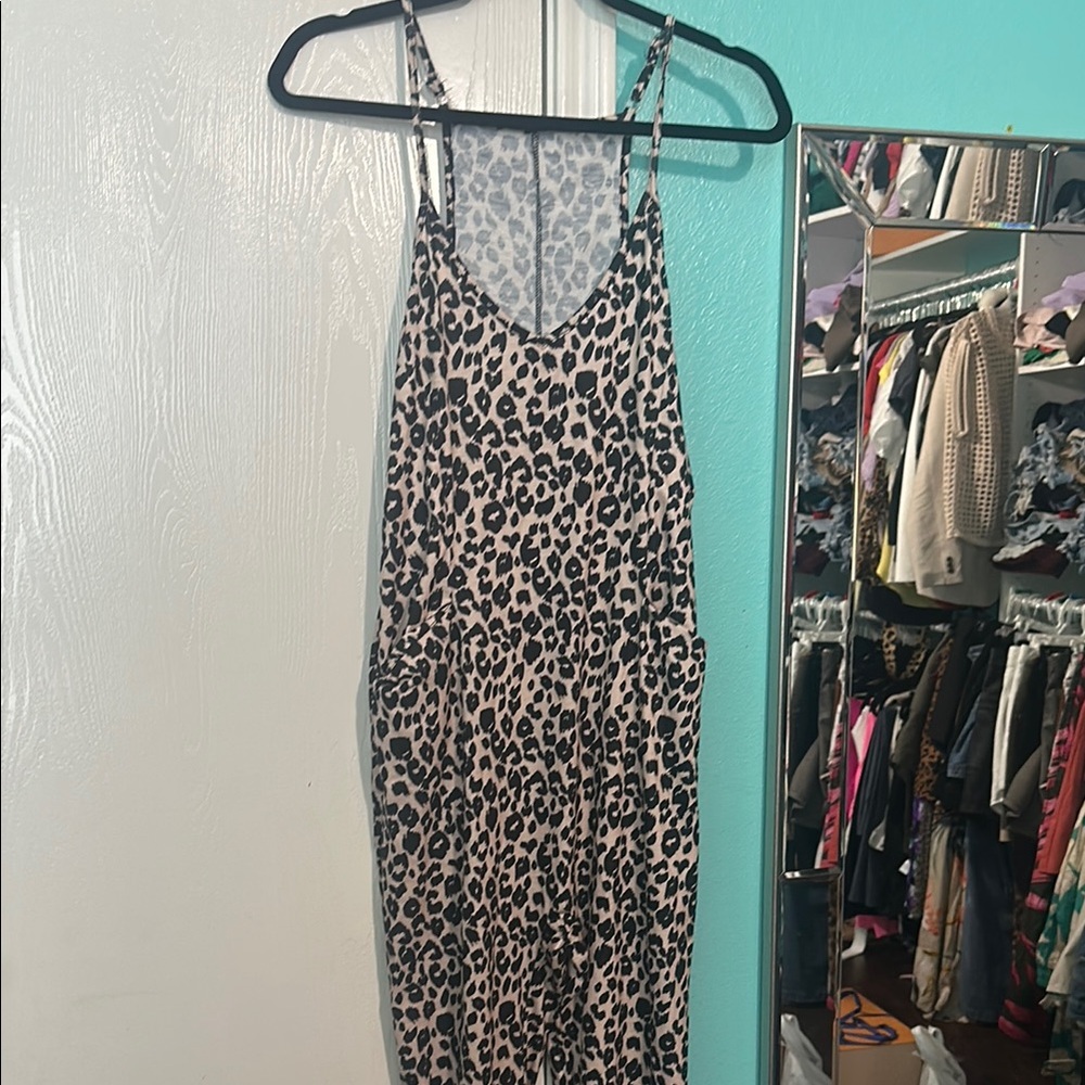 Leopard Print Jumpsuit